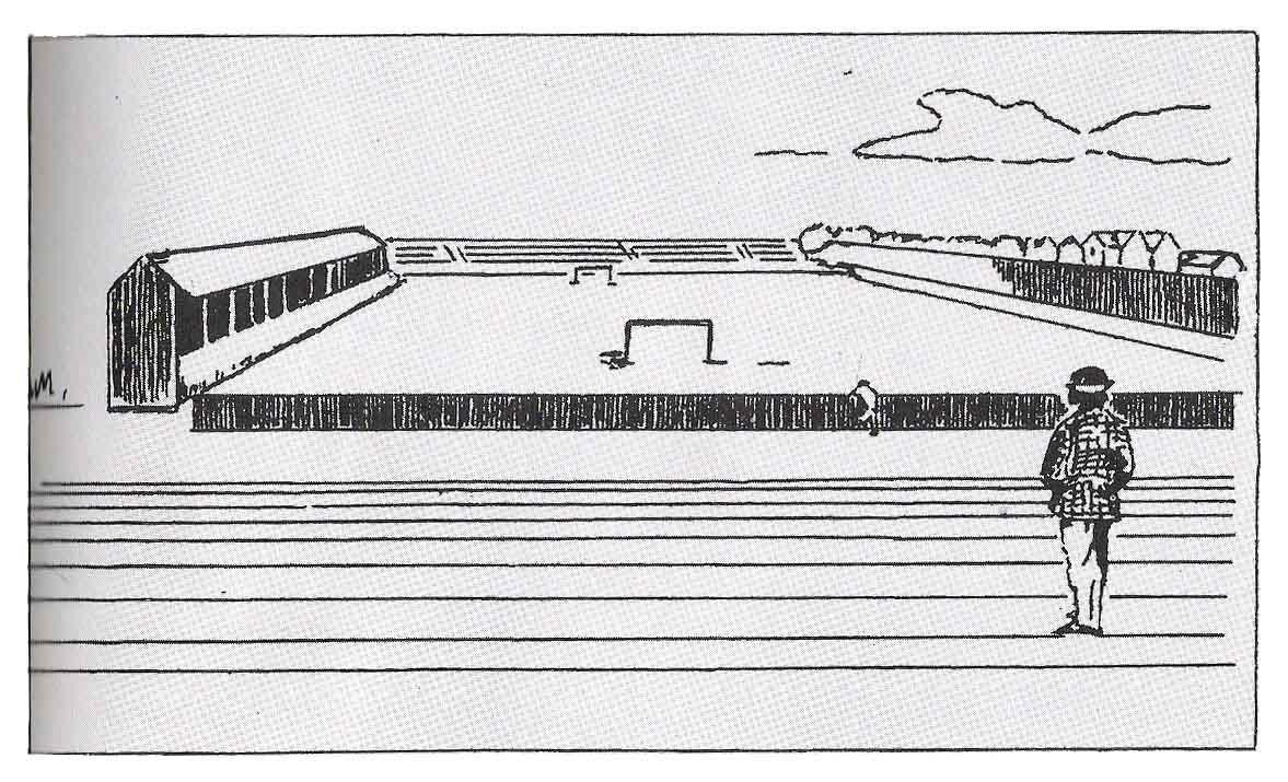 The first known sketch of Goodison Park
