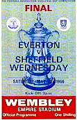 FA Cup Final Programme, 1996