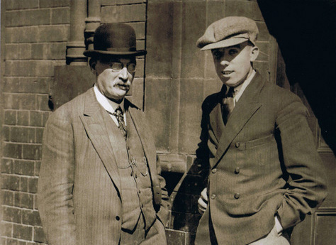 WJ Sawyer with a young Bill Dean in 1925 [Sawyer family collection]