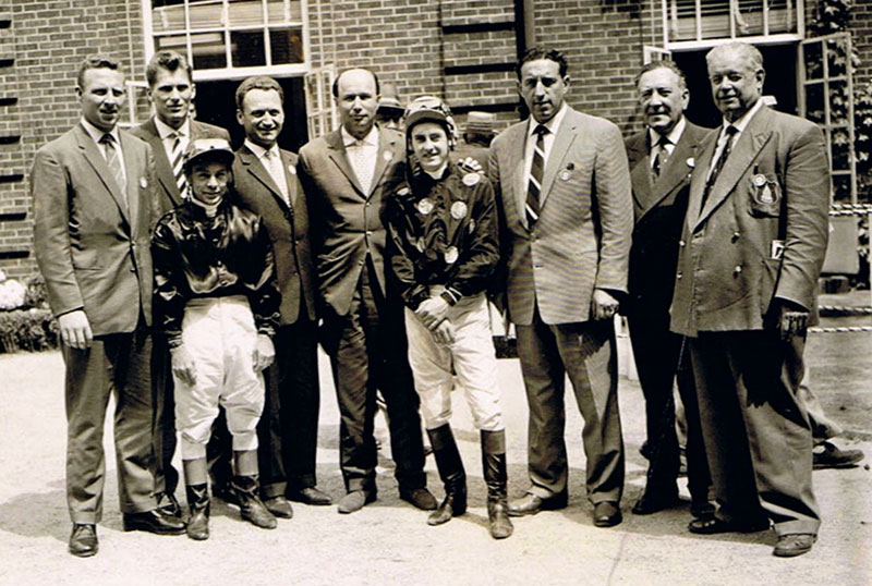 Everton squad on a trip to the races at Belmont Park