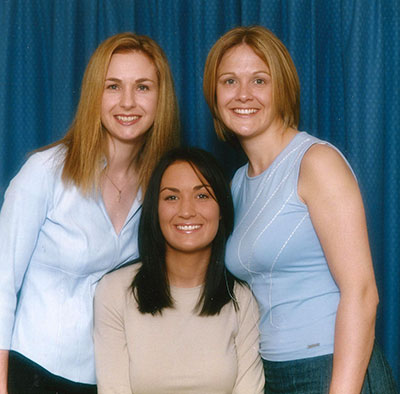 The Harvey girls in 2003
