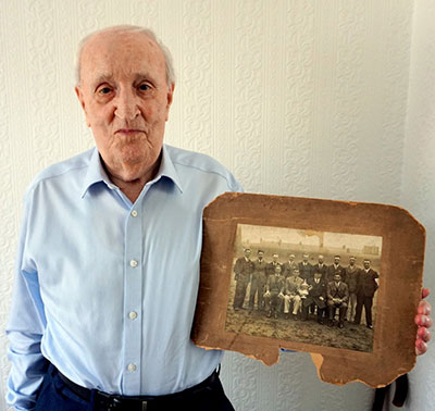 John Dunn and photo of Everton