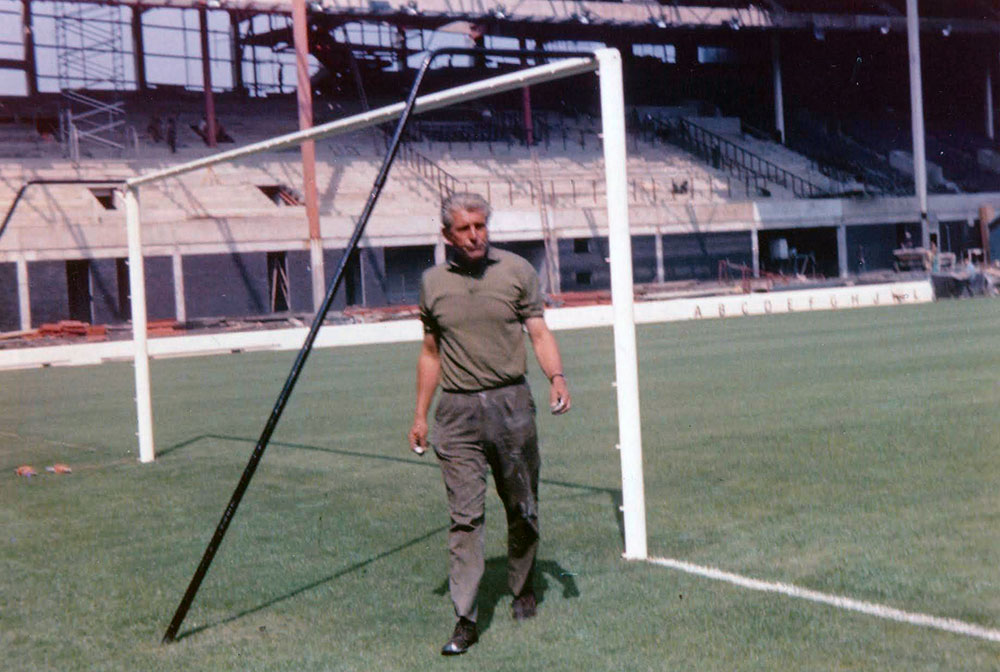 Storey At Goodison Park in 1970