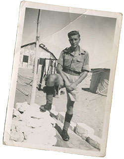Dave Hickson during World War II